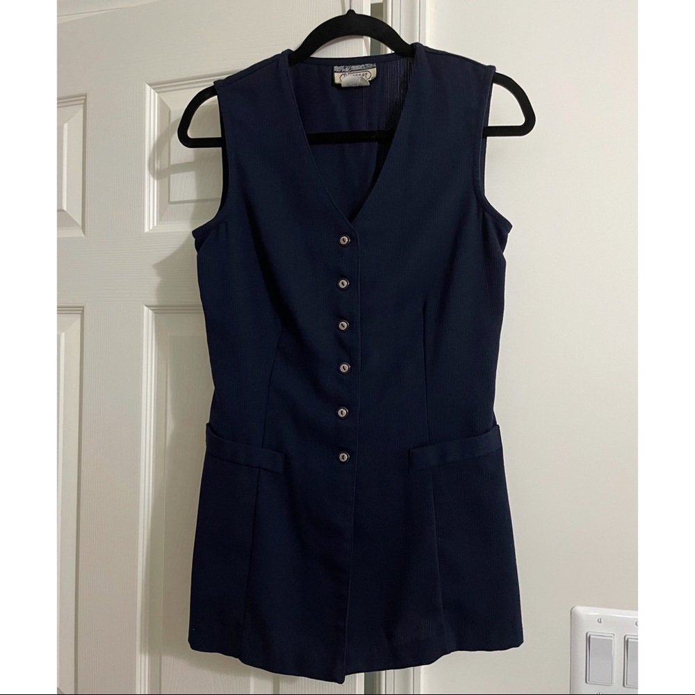 Vintage Wrapper Button Down Vest